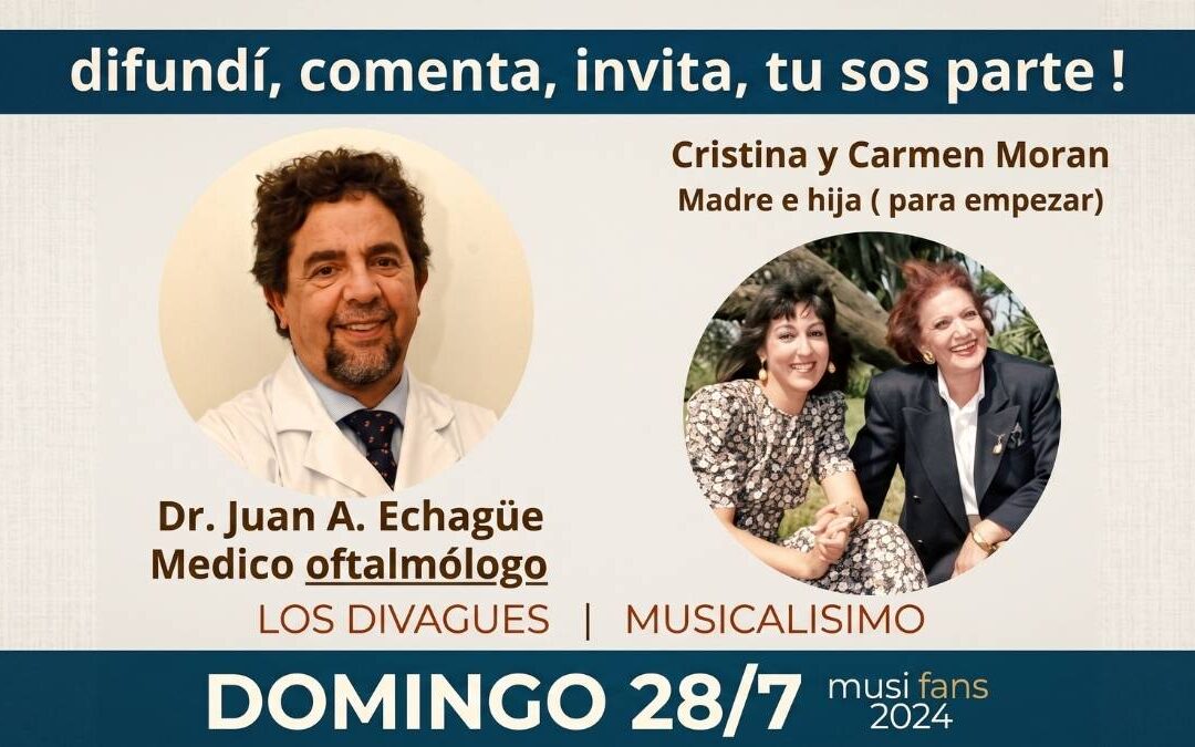 Divagues Dr. Juan A. Echagüe , Cristina y Carmen Moran